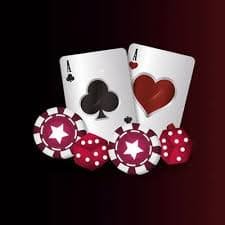 Casino Baccarat Table ဂိမ်းဝင်နေသောမြင်ကွင်း